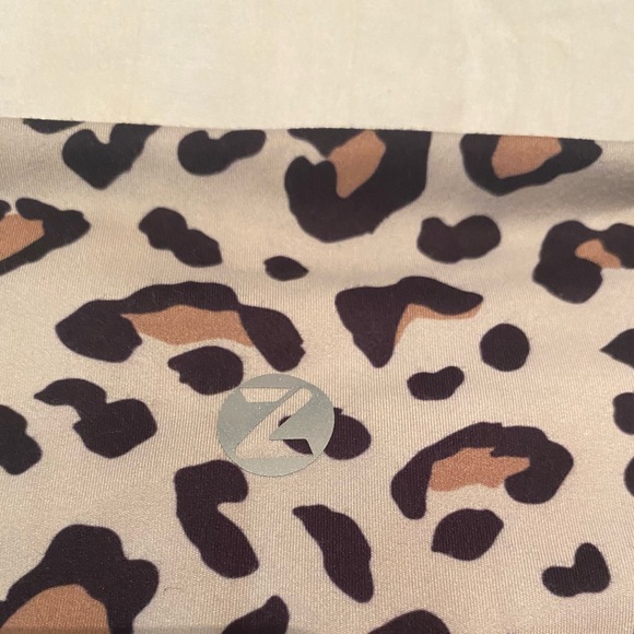 Cheetah print, biker shorts, medium, athletic, brown, black, and tan - Picture 4 of 8